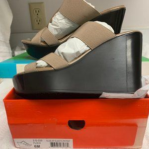 Charles by Charles David Nude Wedge Sandal